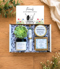 Best Friends Succulent Gift Box, Soy Candle, Natural Soap, Lotion, Lip Balm
